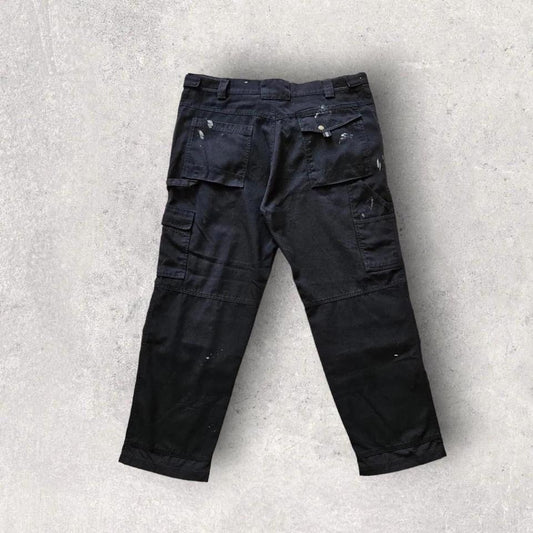 Dickies Double Knee Carpenter Pants – W38 – vintage grey carpenter pants with paint marks