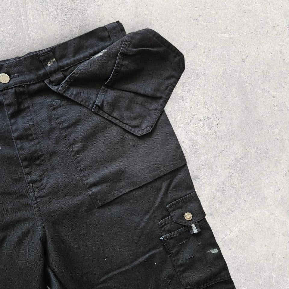 Dickies Double Knee Carpenter Pants – W38 – vintage grey carpenter pants with paint marks