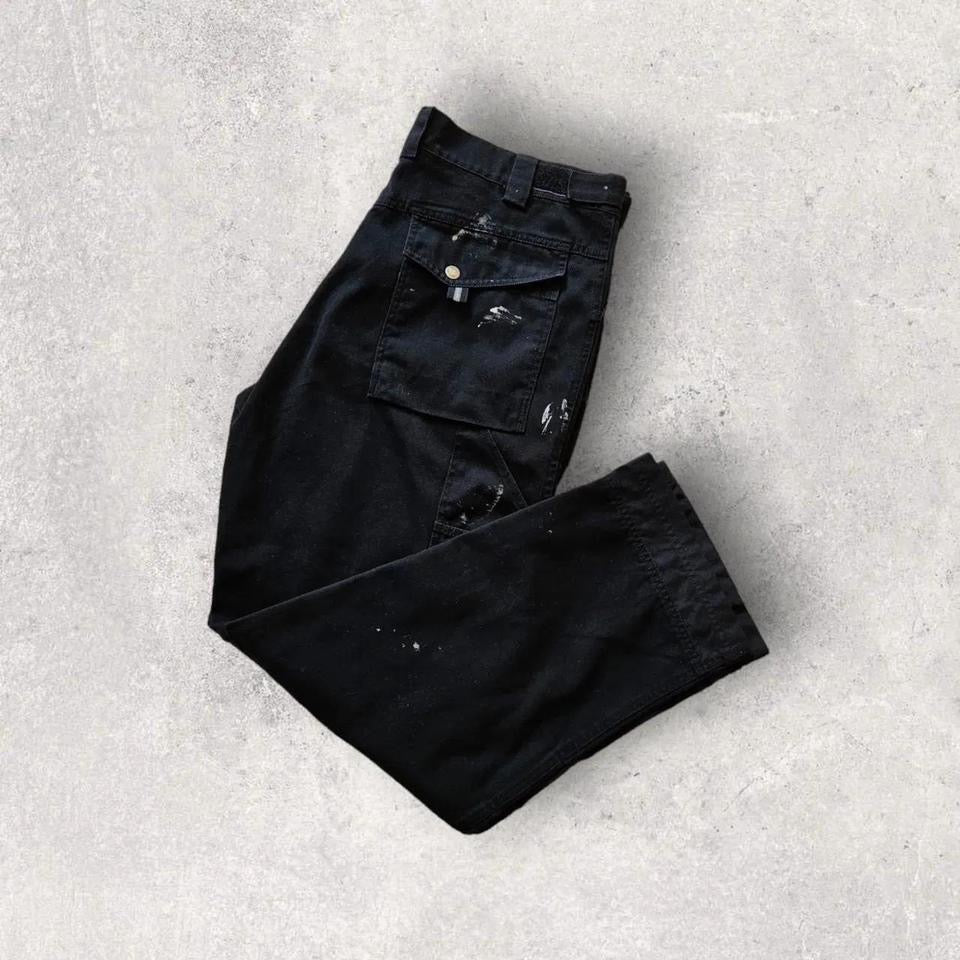 Dickies Double Knee Carpenter Pants – W38 – vintage grey carpenter pants with paint marks