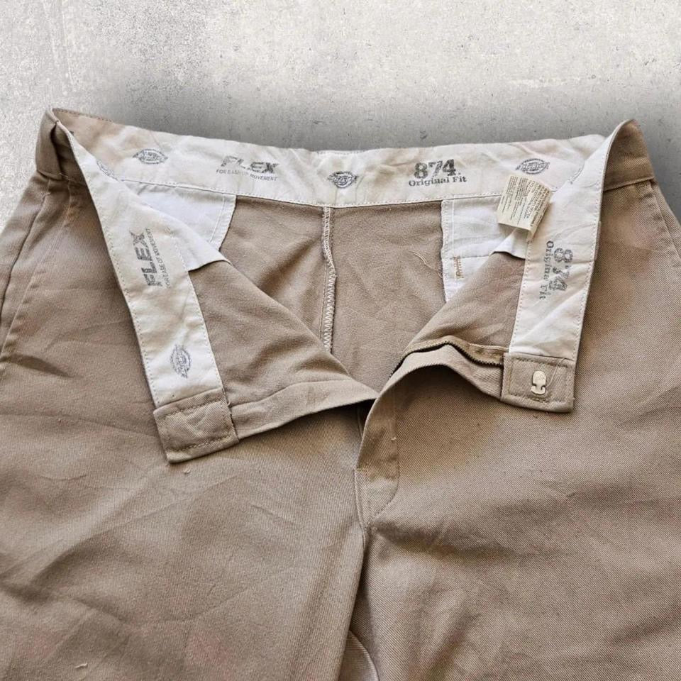 Dickies 874 Cream Pants – 38x30 vintage work pants