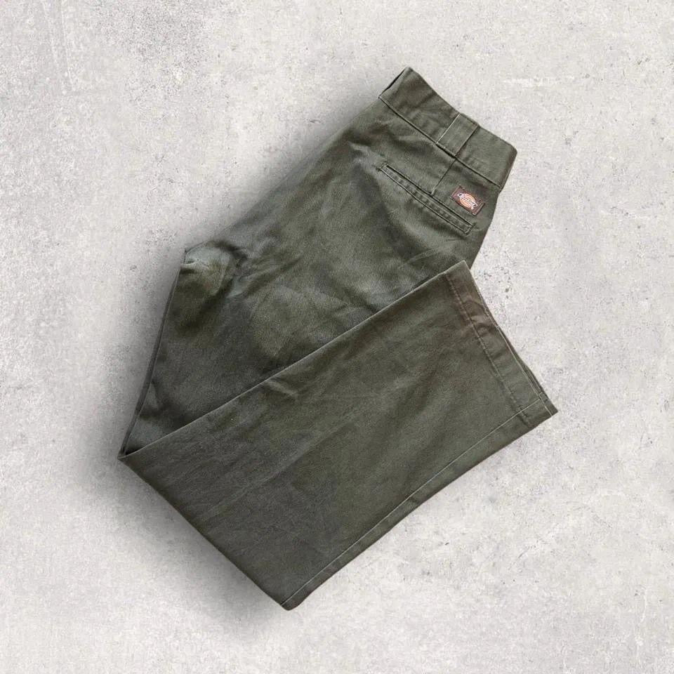 Dickies 874 Green Trousers – vintage green workwear