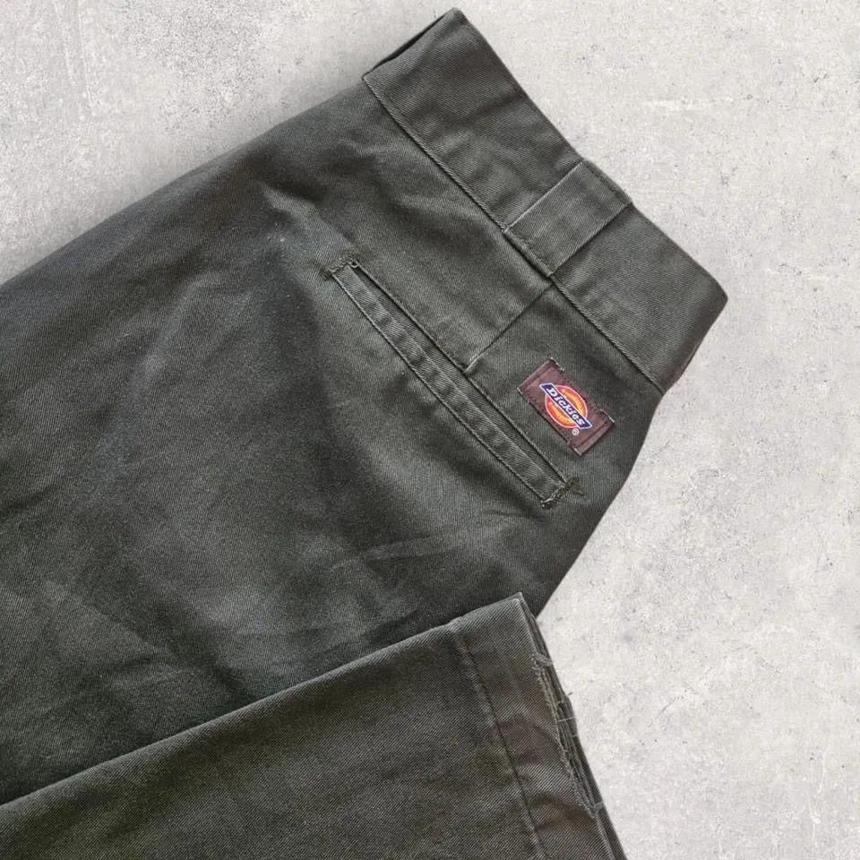 Dickies 874 Green Trousers – vintage green workwear