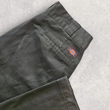 Dickies 874 Green Trousers – vintage green workwear