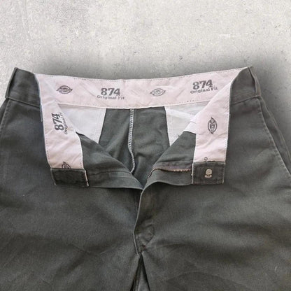 Dickies 874 Green Trousers – vintage green workwear