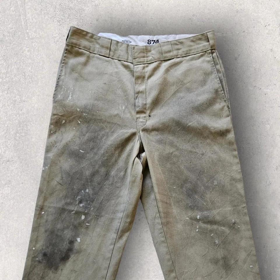 Dickies 874 Workwear Chino Pants 34x32 – used vintage paint-stained chino work pants