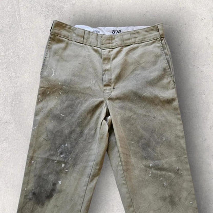 Dickies 874 Workwear Chino Pants 34x32 – used vintage paint-stained chino work pants
