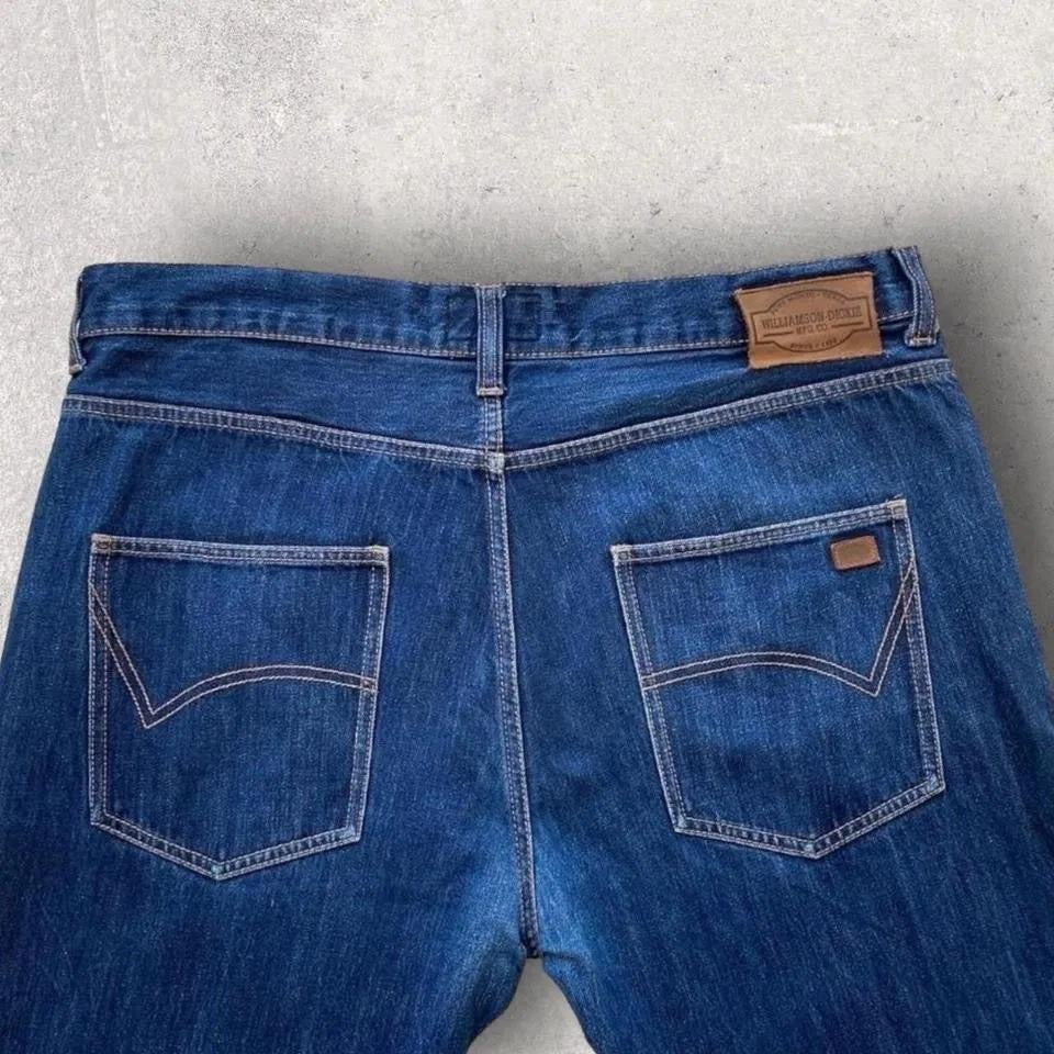 Vintage Dickies baggy jeans 36x34 second hand wide fit denim