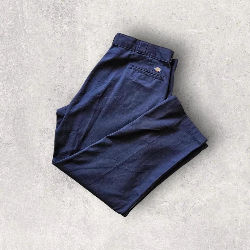 Dickies 874 navy chino pants 44x30 vintage second hand