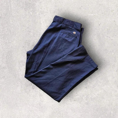 Dickies 874 navy chino pants 44x30 vintage second hand