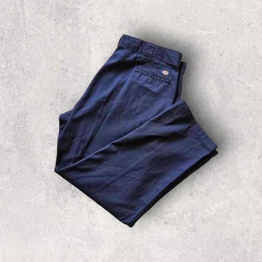 Dickies 874 navy chino pants 44x30 vintage second hand