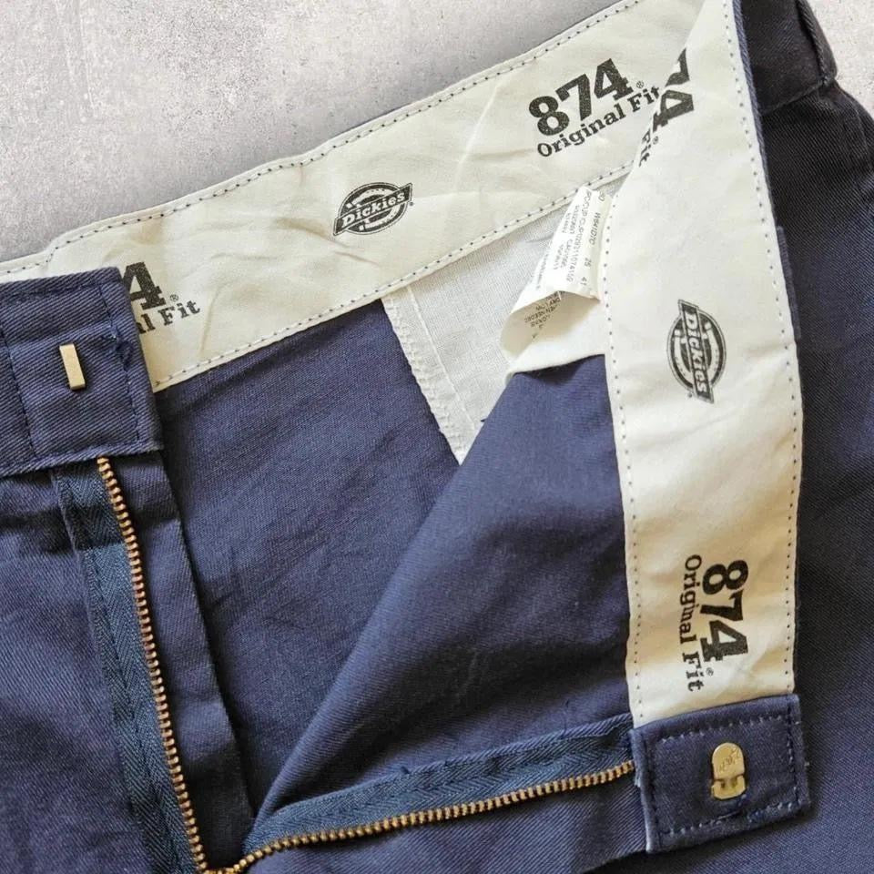 Dickies 874 navy chino pants 44x30 vintage second hand