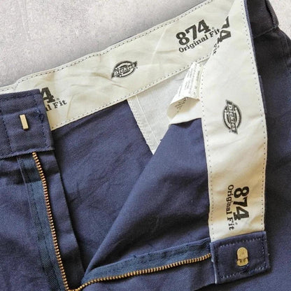 Dickies 874 navy chino pants 44x30 vintage second hand