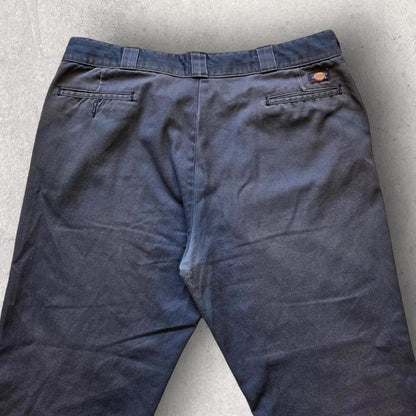 Dickies 874 navy chinos 42x32 vintage second hand