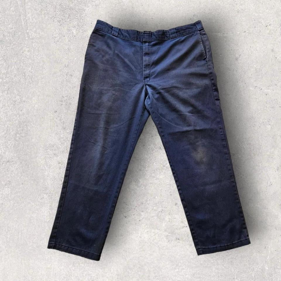 Dickies 874 navy chinos 42x32 vintage second hand
