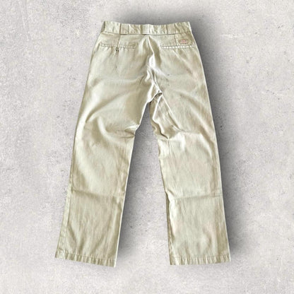 Dickies 874 cream pants 32x31 vintage second hand