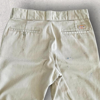 Dickies 874 cream pants 32x31 vintage second hand