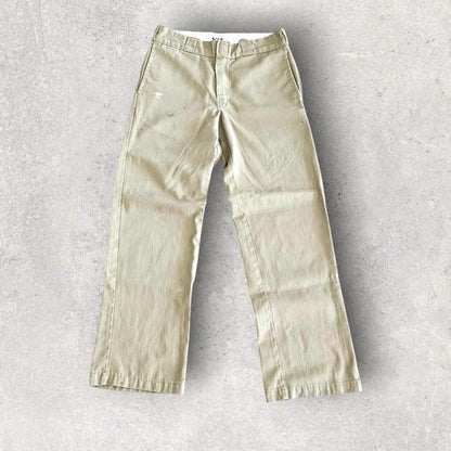 Dickies 874 cream pants 32x31 vintage second hand