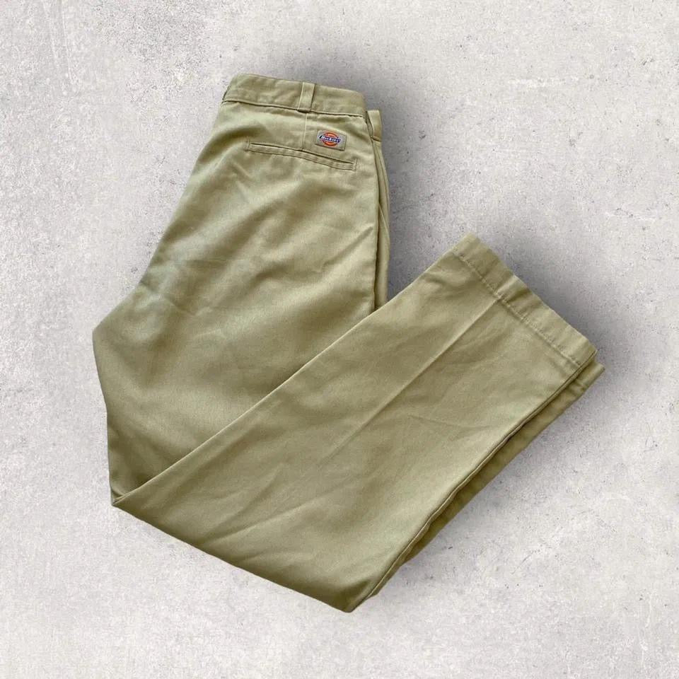 Dickies cream trousers 32x30 vintage second hand