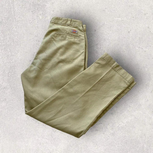 Dickies cream trousers 32x30 vintage second hand