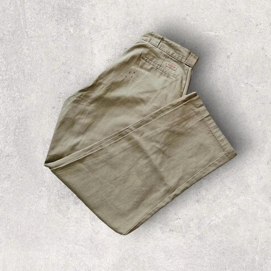 Dickies 874 Cream Pants 36x32 – Vintage Workwear Style