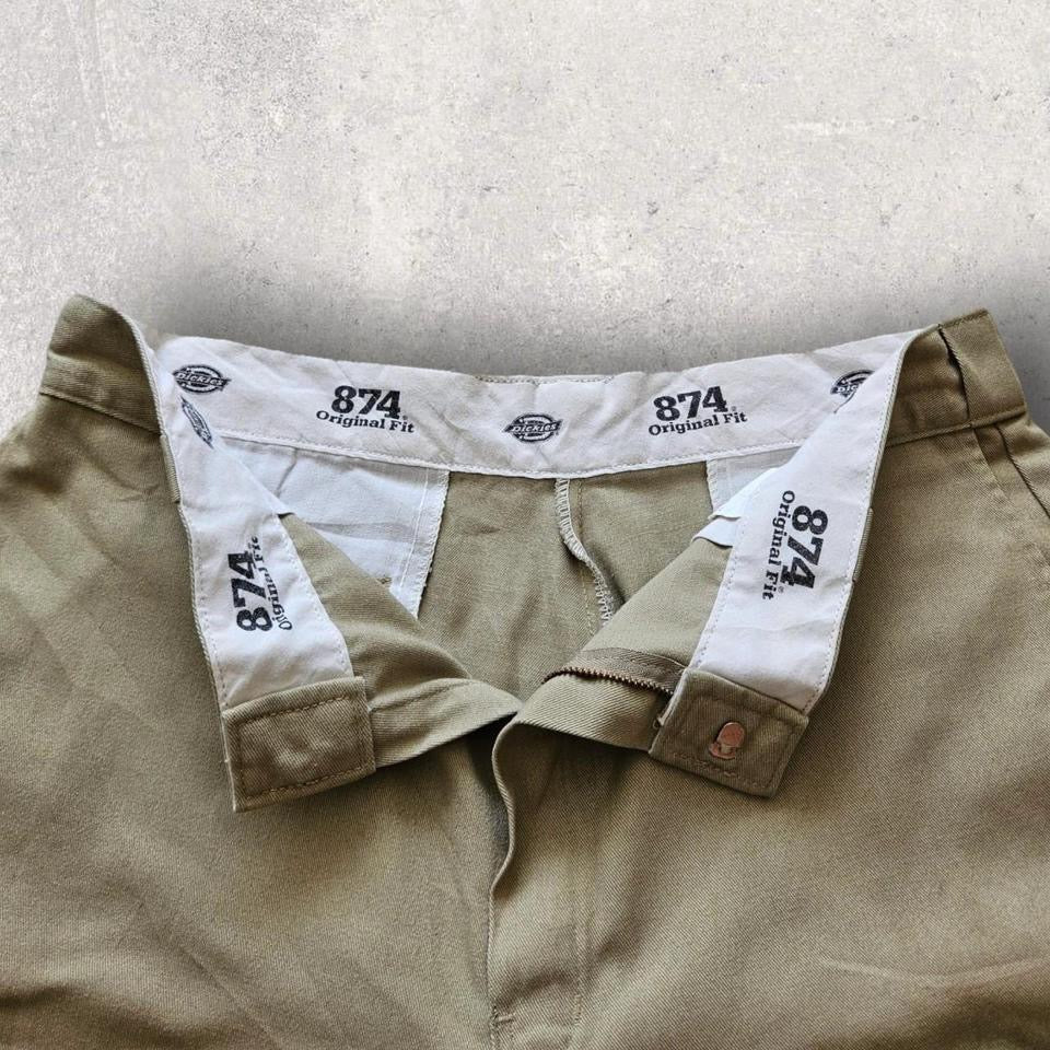 Dickies 874 Cream Pants 36x32 – Vintage Workwear Style