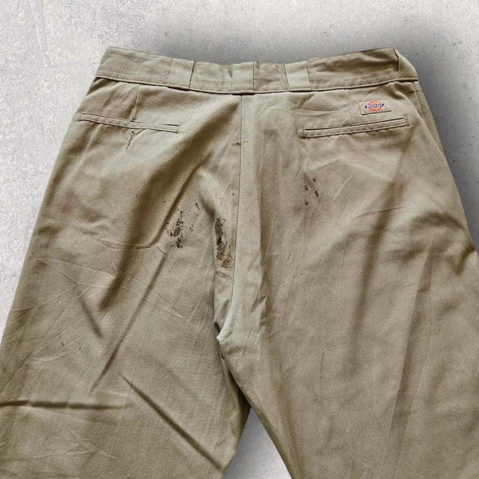 Dickies 874 Cream Pants 36x32 – Vintage Workwear Style