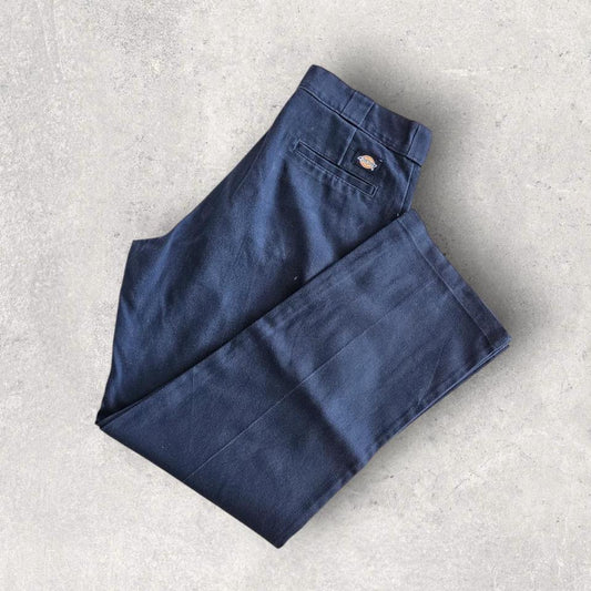 Dickies 874 Navy Trousers מכנסי דיקיס וינטג’ כחולים מידה 34x32