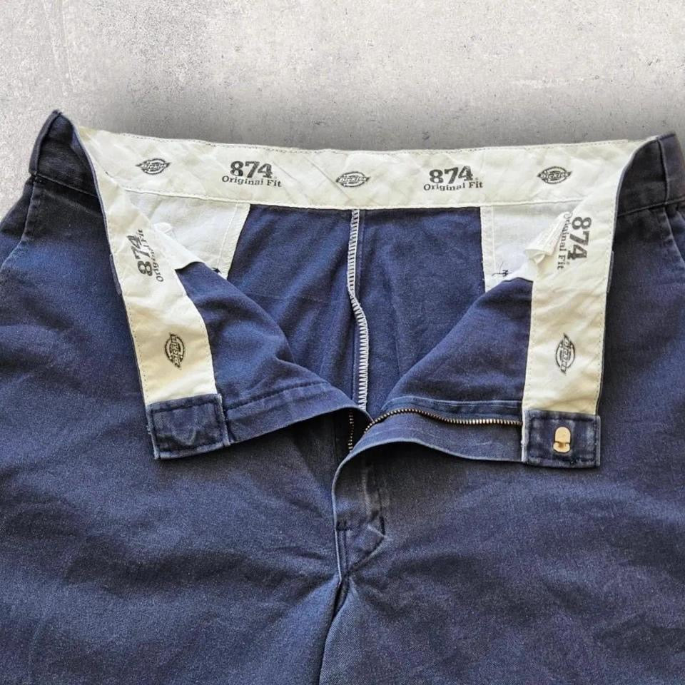 Dickies 874 Navy Pants 40x30 – Classic Vintage Blue Work Pants