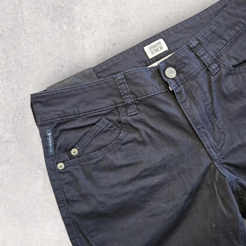 Armani Youth Black Jeans ג'ינס שחור יוניסקס של ארמני במצב חדש