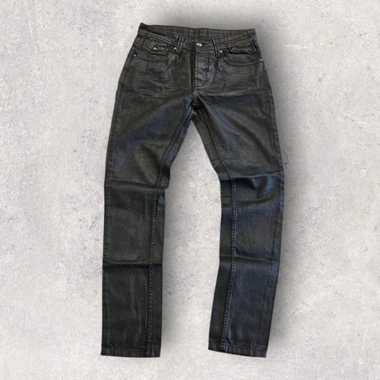 Dolce&Gabbana Black Leather Pants – Slim Fit, Premium Italian Leather