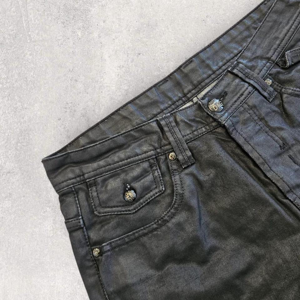 Dolce&Gabbana Black Leather Pants – Slim Fit, Premium Italian Leather