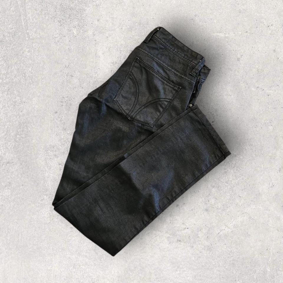 Dolce&Gabbana Black Leather Pants – Slim Fit, Premium Italian Leather