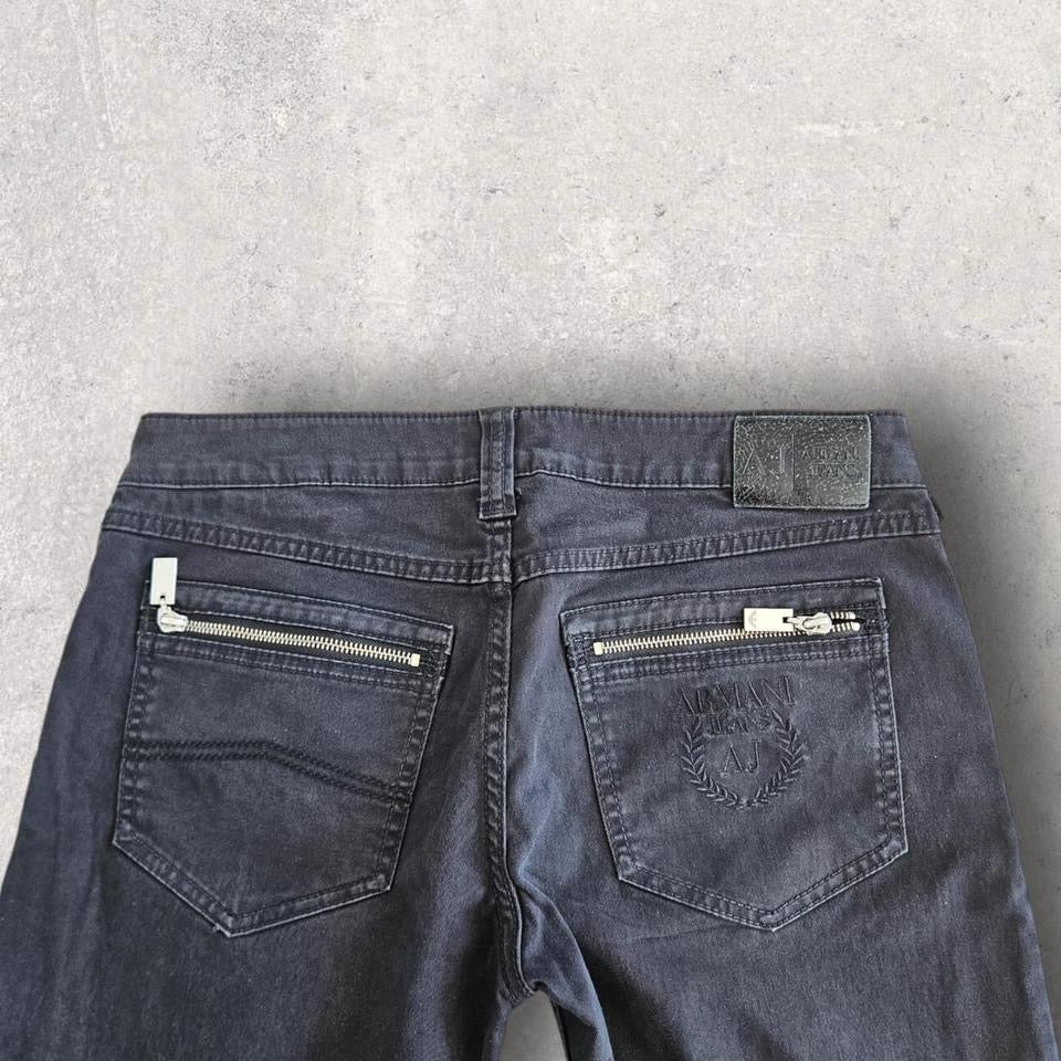 Armani Black Jeans W30 – Minimalist Vintage Streetwear Look