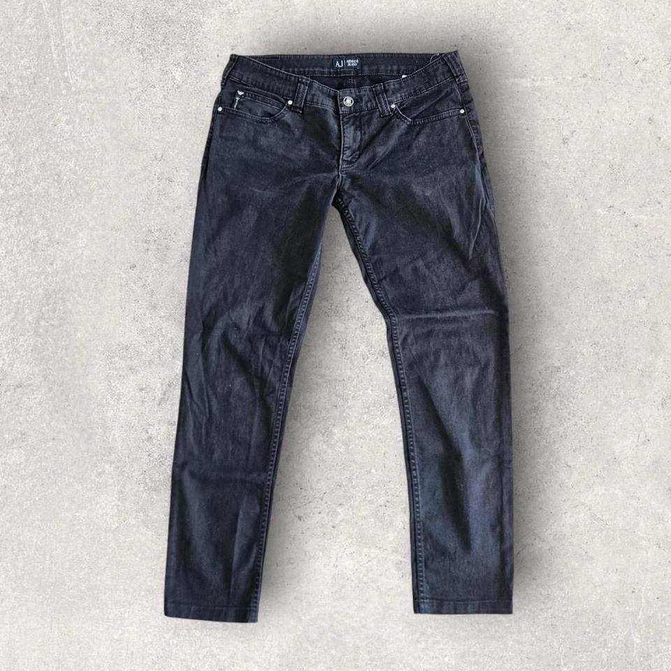 Vintage Tommy Woman’s Black Jeans 29x33 – 90s Style Sunfaded Denim