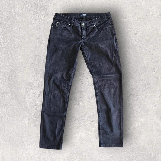 Vintage Tommy Woman’s Black Jeans 29x33 – 90s Style Sunfaded Denim