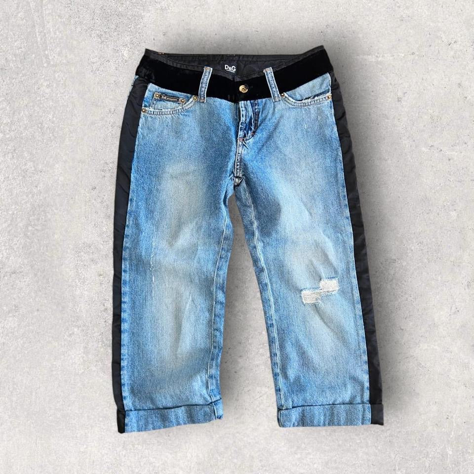 Dolce&Gabbana Ripped Jeans – W30 ג’ינס נשים שחור