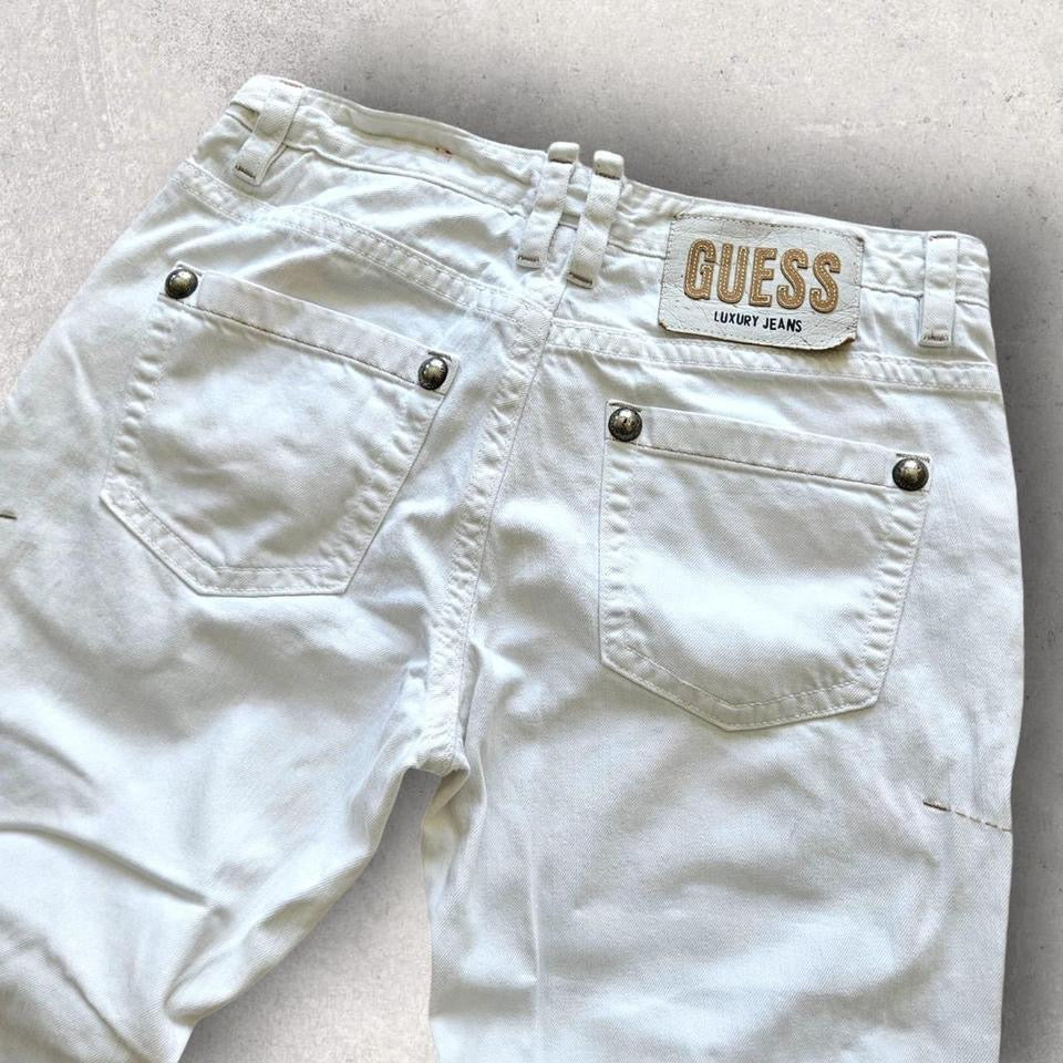 Guess White Jeans – W32 ג’ינס לבן לגברים