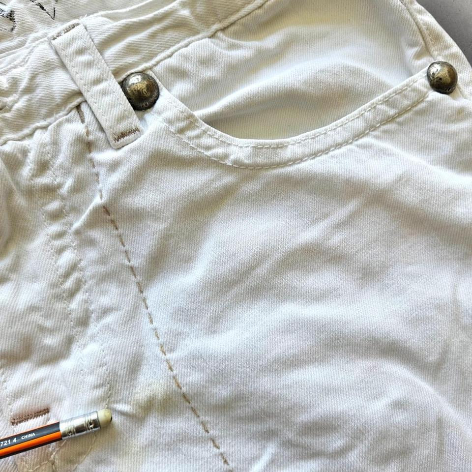 Guess White Jeans – W32 ג’ינס לבן לגברים