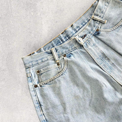 Levi's 550 Short Baggy Jeans – Vintage Distressed Denim Shorts