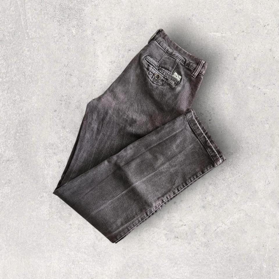 Chino Faded Black Grey Jeans – W32 – Vintage Chino Pants