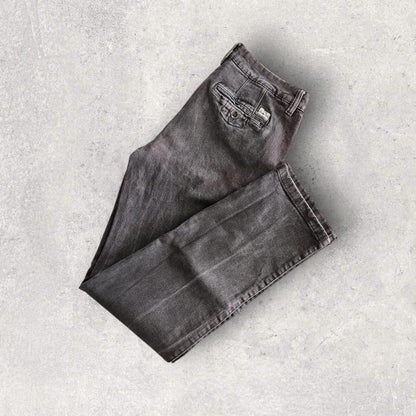 Chino Faded Black Grey Jeans – W32 – Vintage Chino Pants