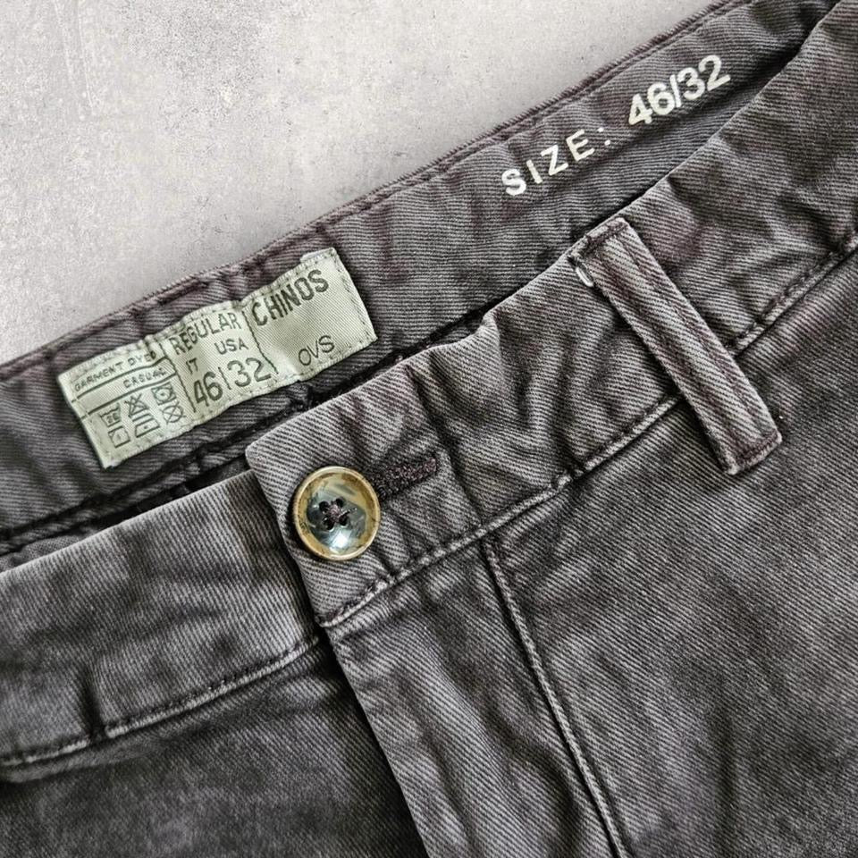 Chino Faded Black Grey Jeans – W32 – Vintage Chino Pants