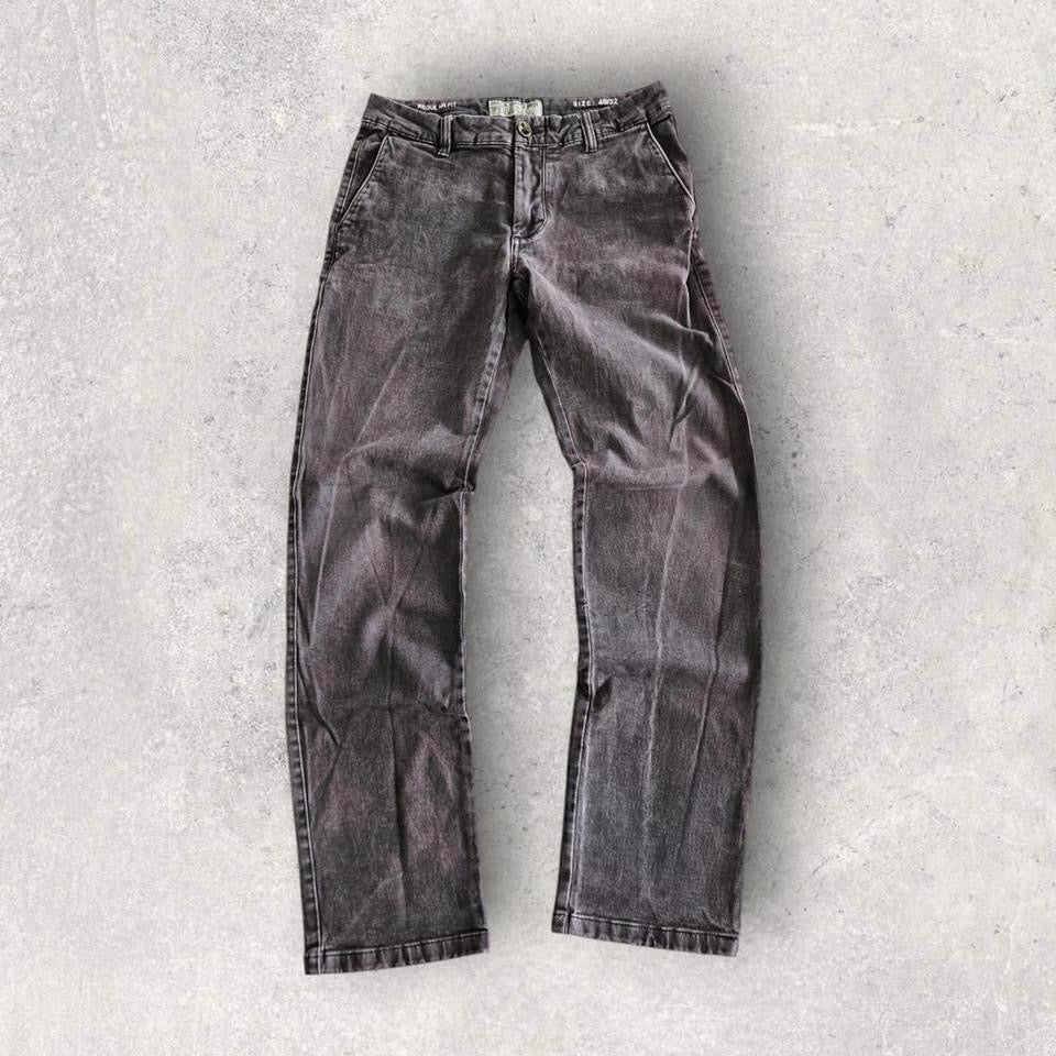 Chino Faded Black Grey Jeans – W32 – Vintage Chino Pants