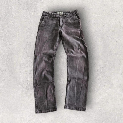 Chino Faded Black Grey Jeans – W32 – Vintage Chino Pants