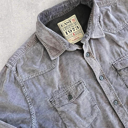 Unbranded Purple Faded Corduroy Shirt – M – Vintage Cord Shirt