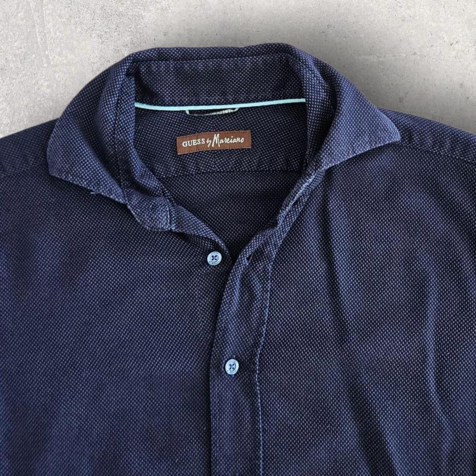 Guess Navy Polo Shirt M – Vintage Casual Look