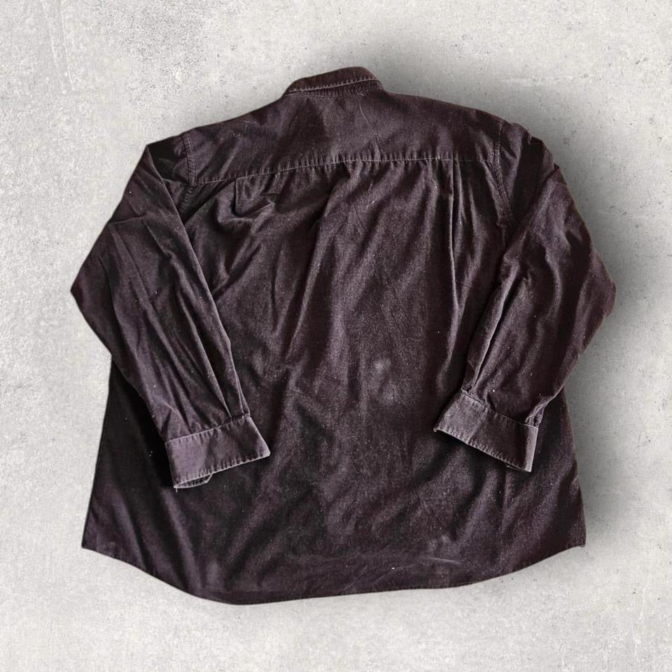 Black Corduroy Polo Shirt XL – Vintage Baggy Fit