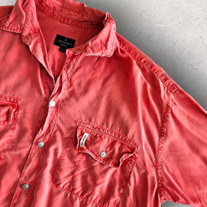 Trussardi Salmon Pink Polo Shirt L – Luxury Summer Polo