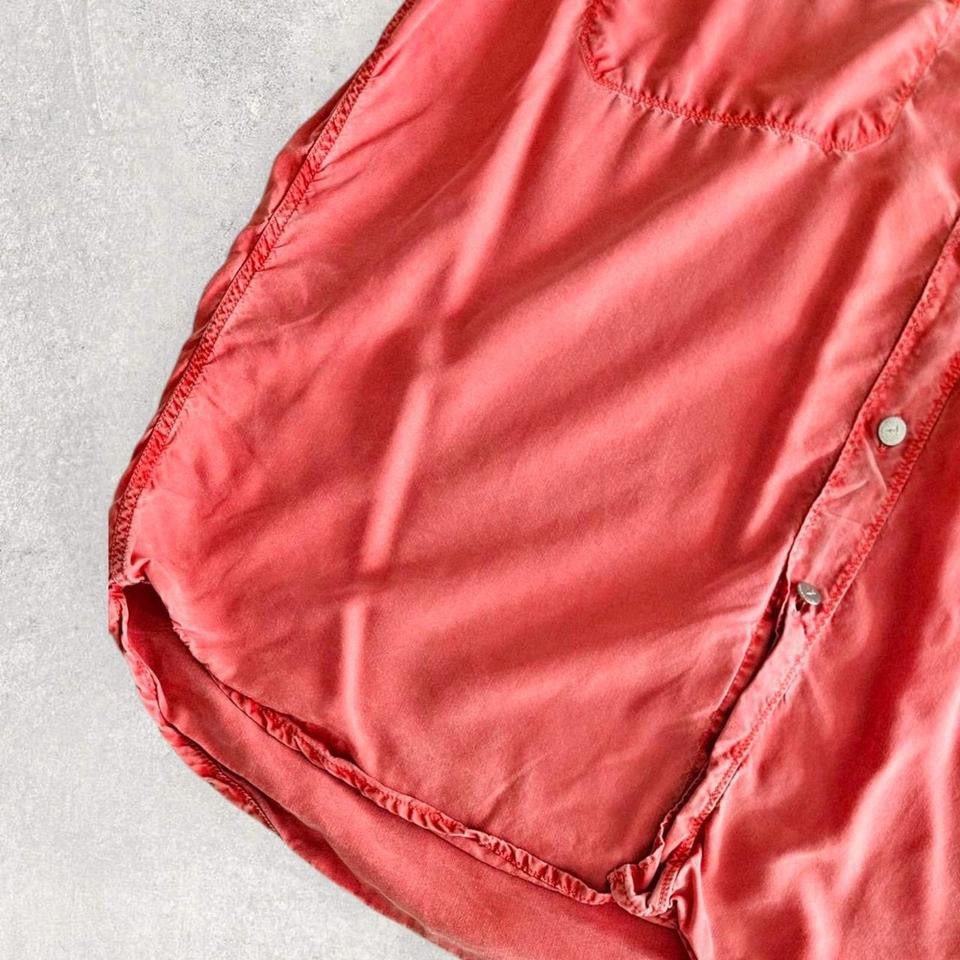 Trussardi Salmon Pink Polo Shirt L – Luxury Summer Polo