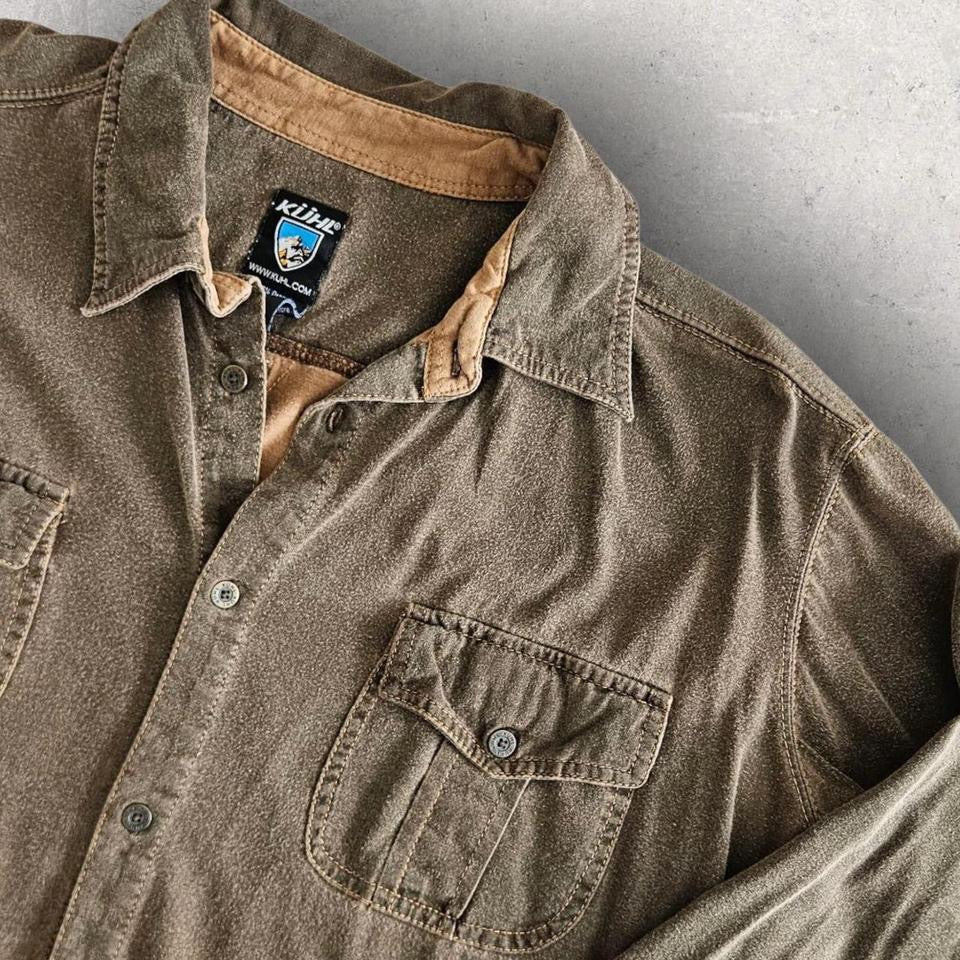 Khul Green Polo Shirt M – Vintage Casual Classic Fit
